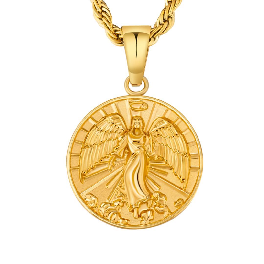 Angel Pendant | Gold