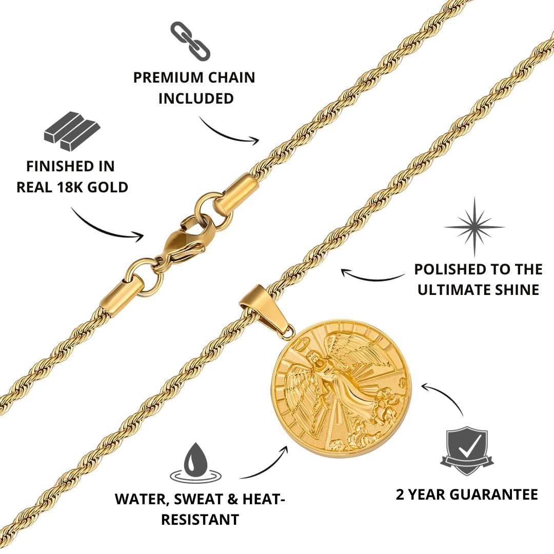 Angel Pendant | Gold - Image 3
