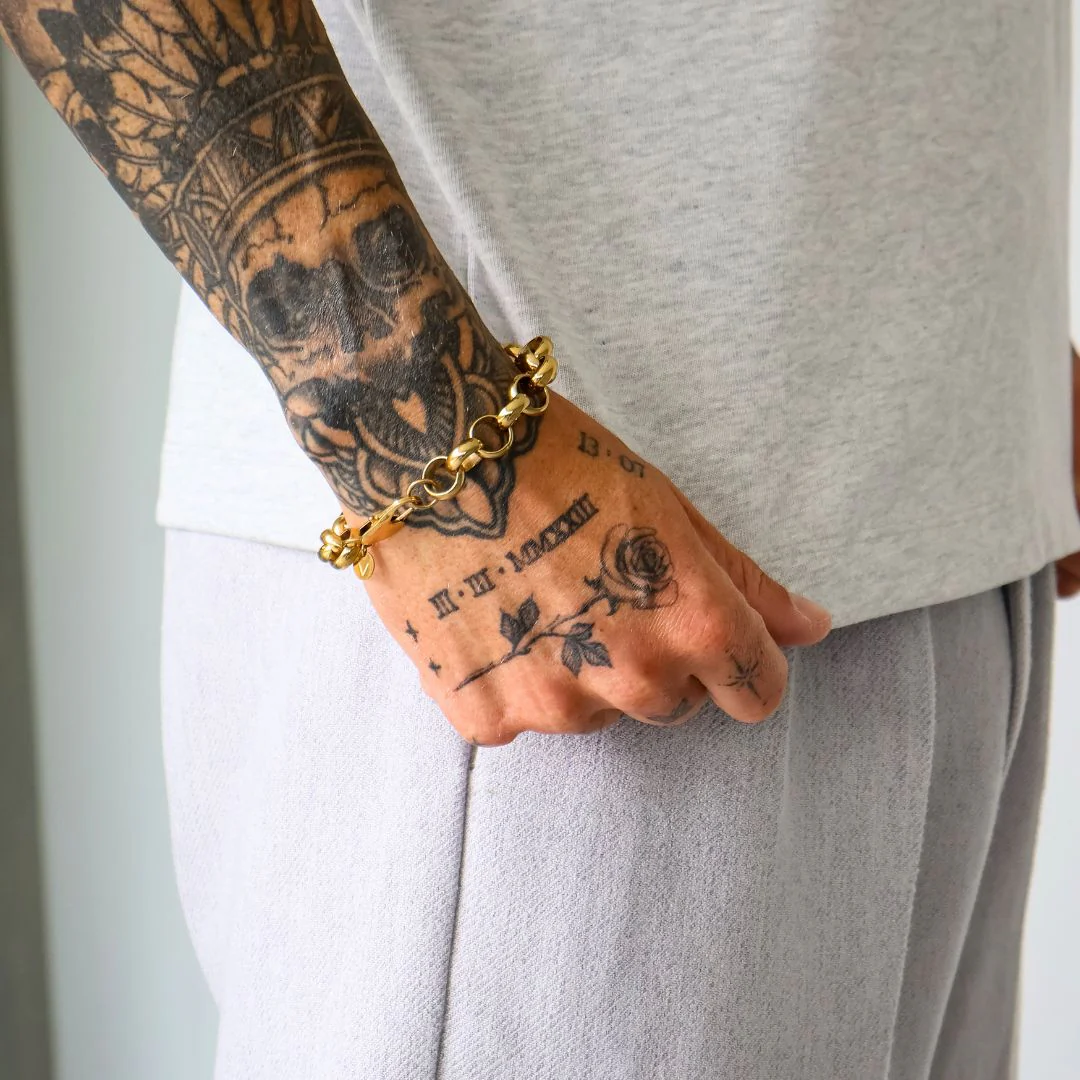 Belcher Bracelet Gold | 12mm - Image 3