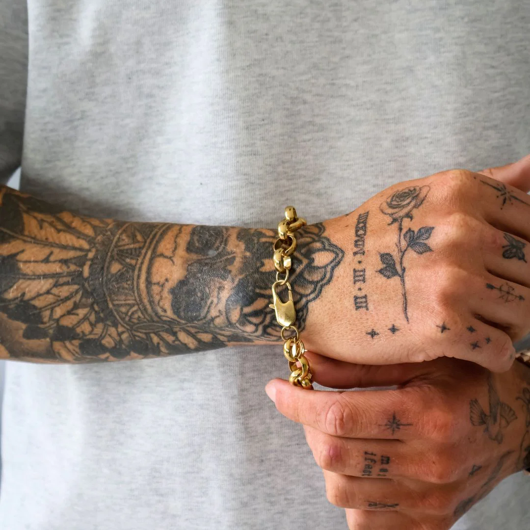 Belcher Bracelet Gold | 12mm - Image 5