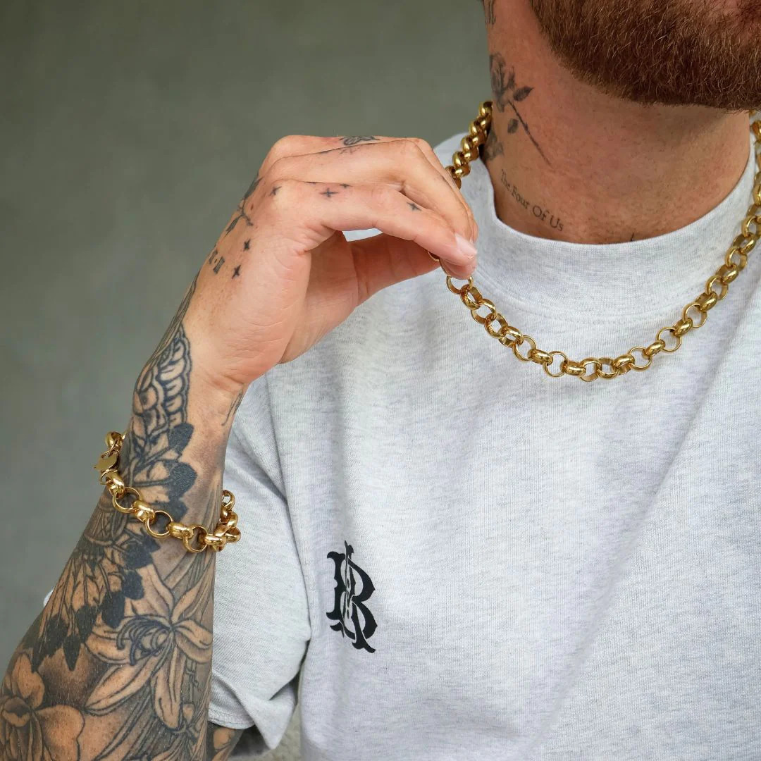 Belcher Bracelet Gold | 12mm - Image 6