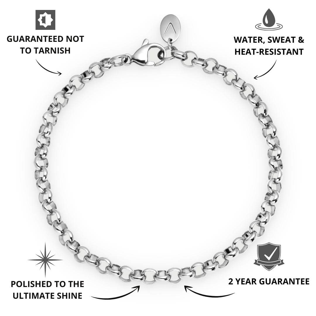 Belcher Bracelet Silver | 5mm - Image 3