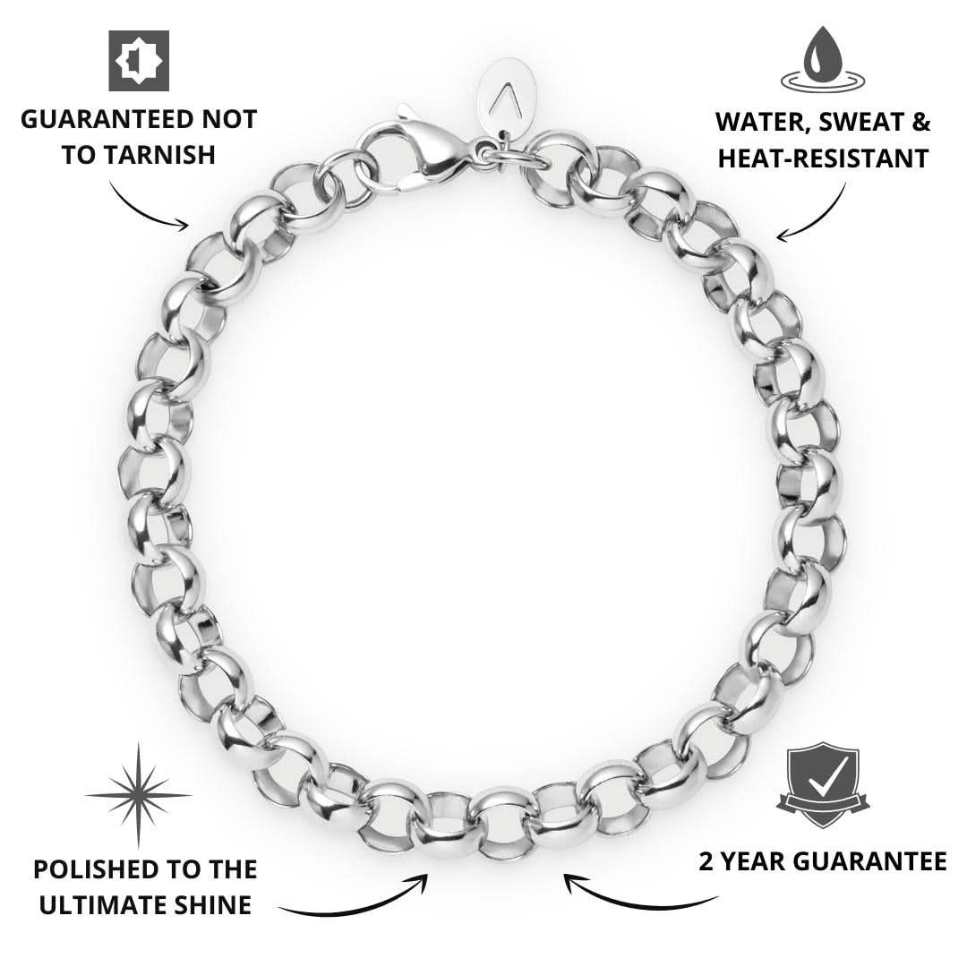Belcher Bracelet Silver | 8mm - Image 3