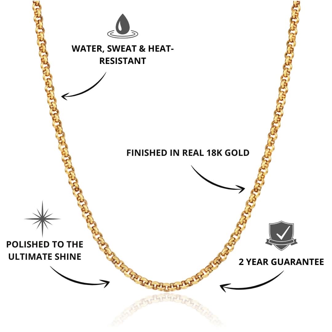 Belcher Chain Gold | 3mm - Image 3