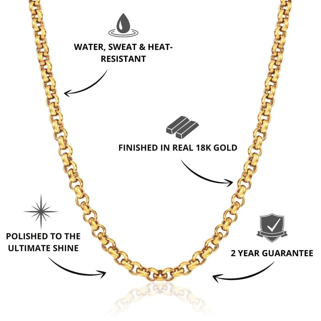 Belcher Chain Gold | 5mm - Image 3