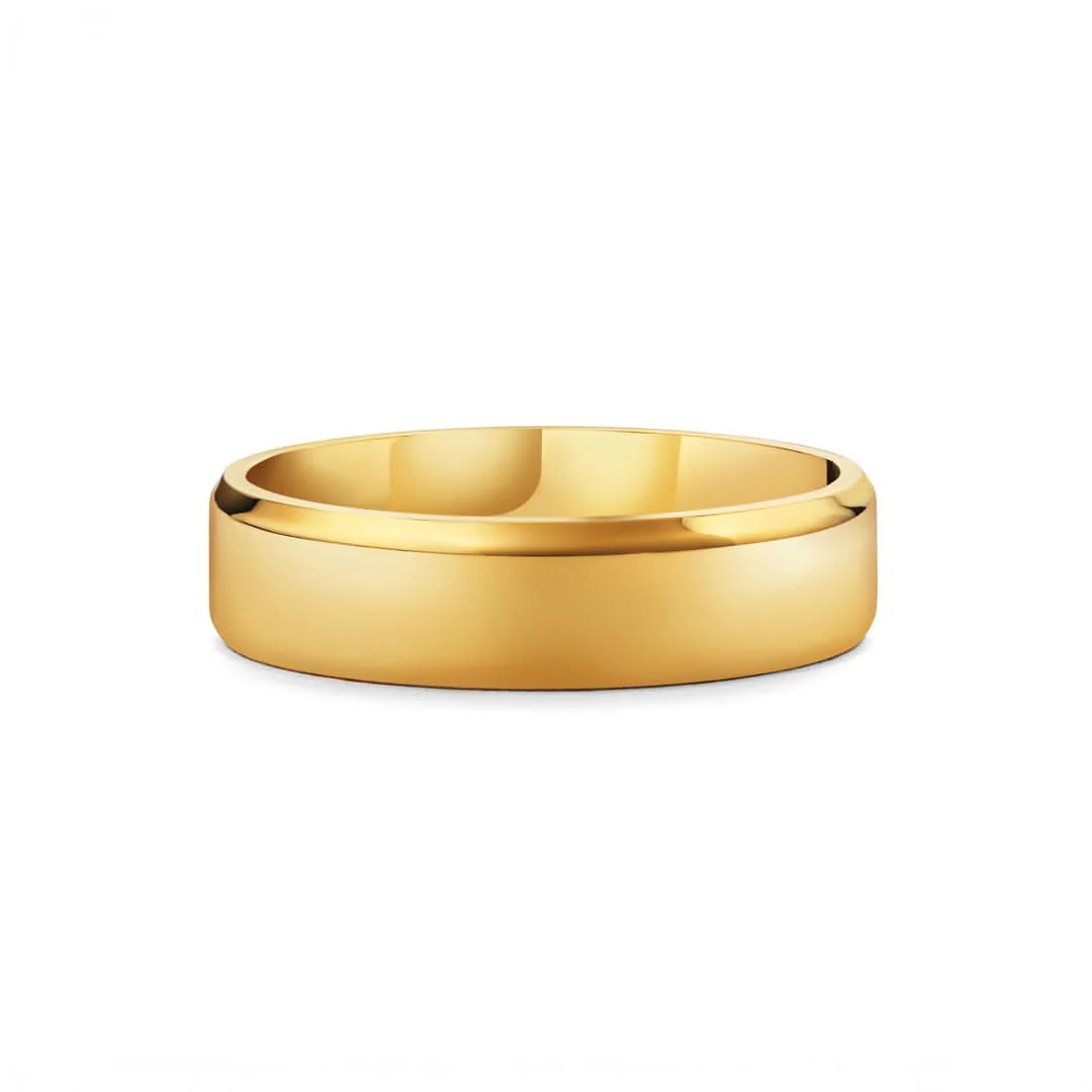 Bevelled Ring | Gold