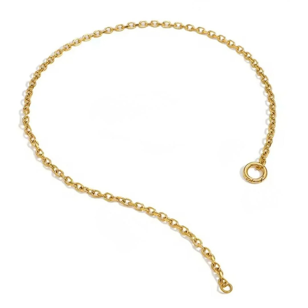 Cable Chain Necklace Gold