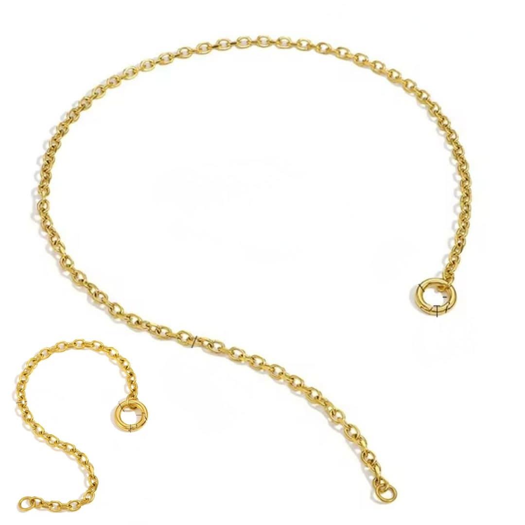 Cable Chain Set Gold