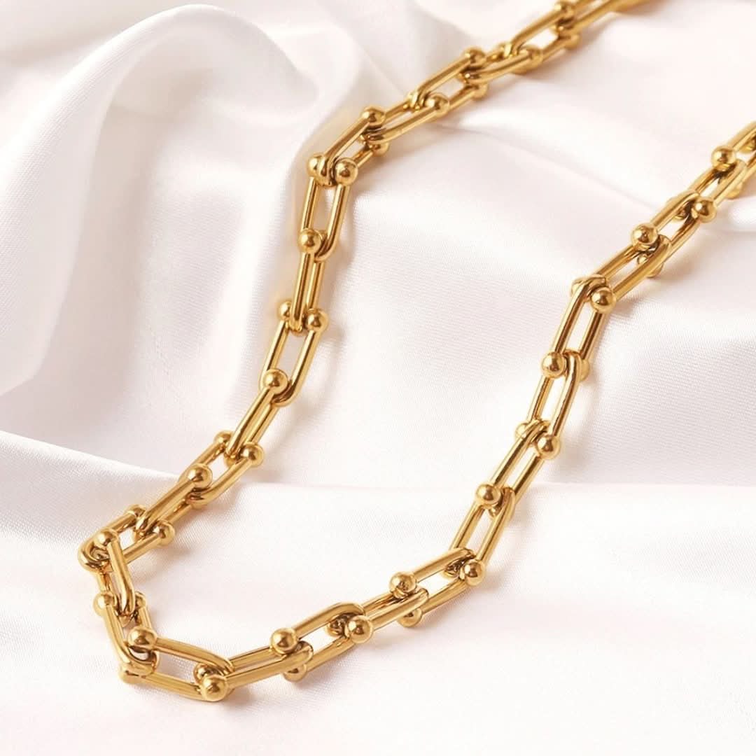Chunky U Link Set Gold - Image 2