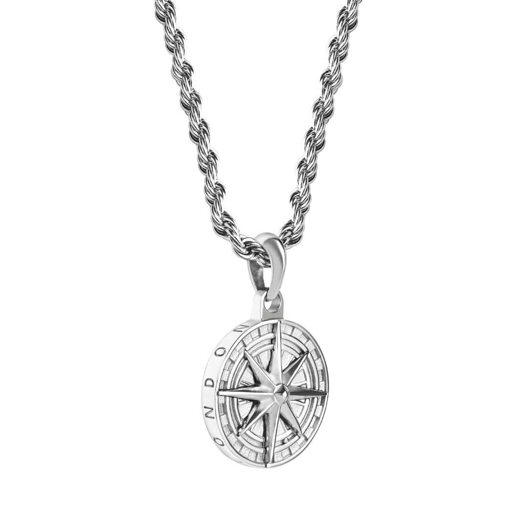 Compass Pendant | Silver - Image 5