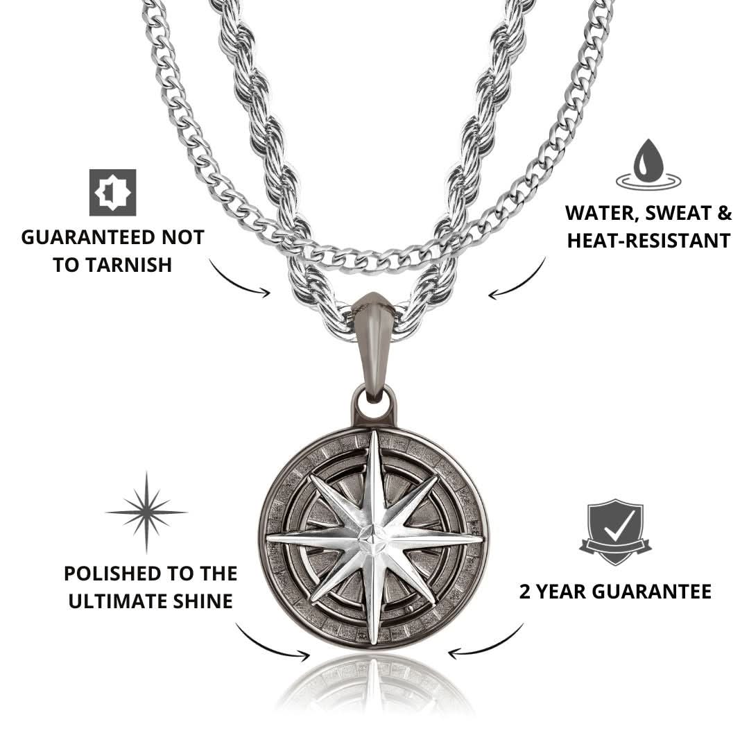 Compass x Cuban Set | Gun Metal & Silver - Image 3