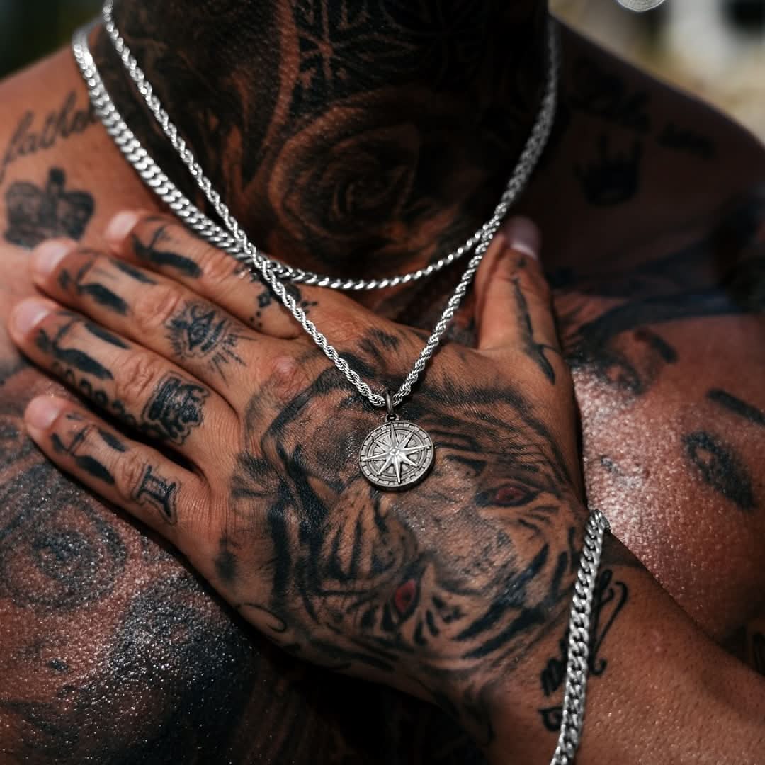 Compass x Cuban Set | Gun Metal & Silver - Image 4