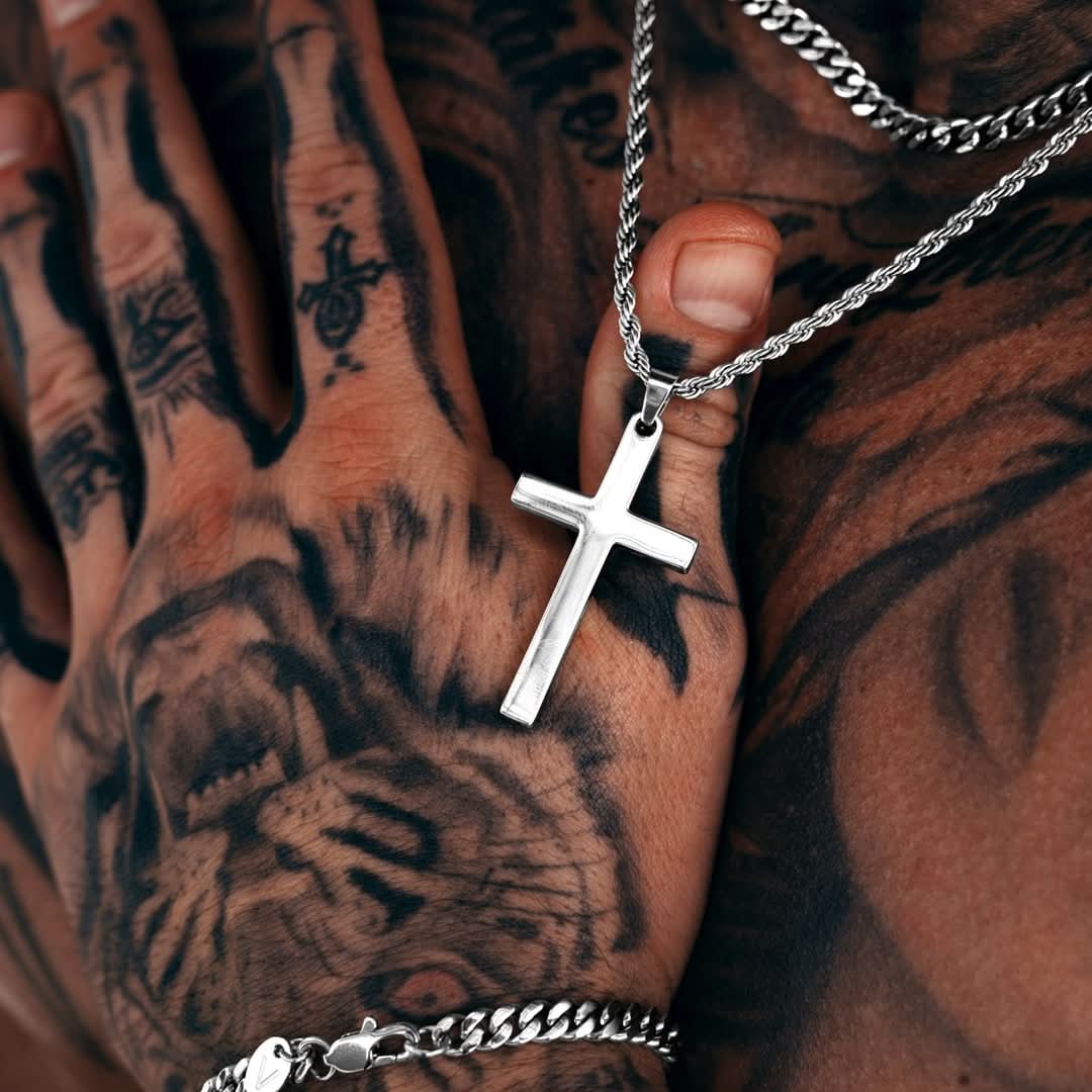 Cross Pendant | Silver - Image 4