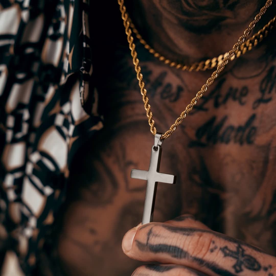 Cross x Cuban Set | Gun Metal & Gold - Image 5