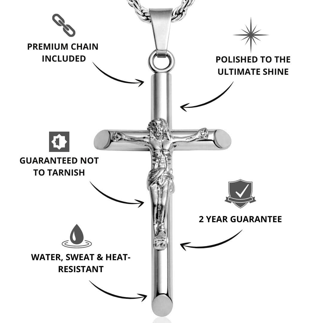 Crucifix Pendant | Silver - Image 3