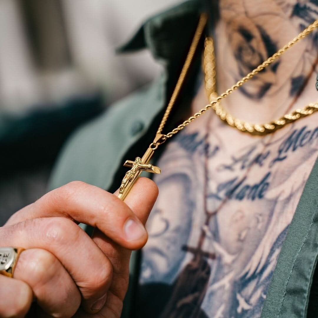 Crucifix x Rope Set | Gold - Image 4