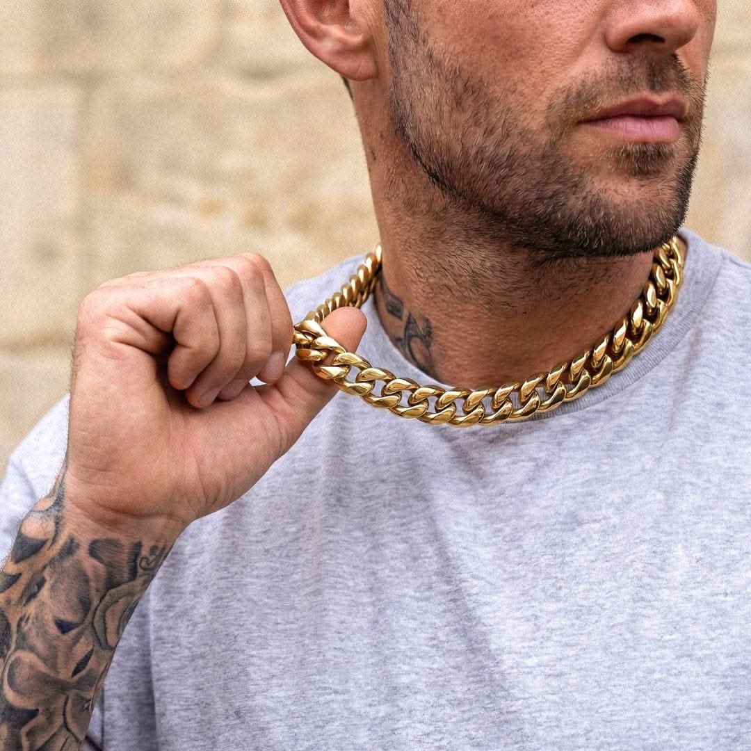 Cuban Chain Gold | 14mm - Image 5