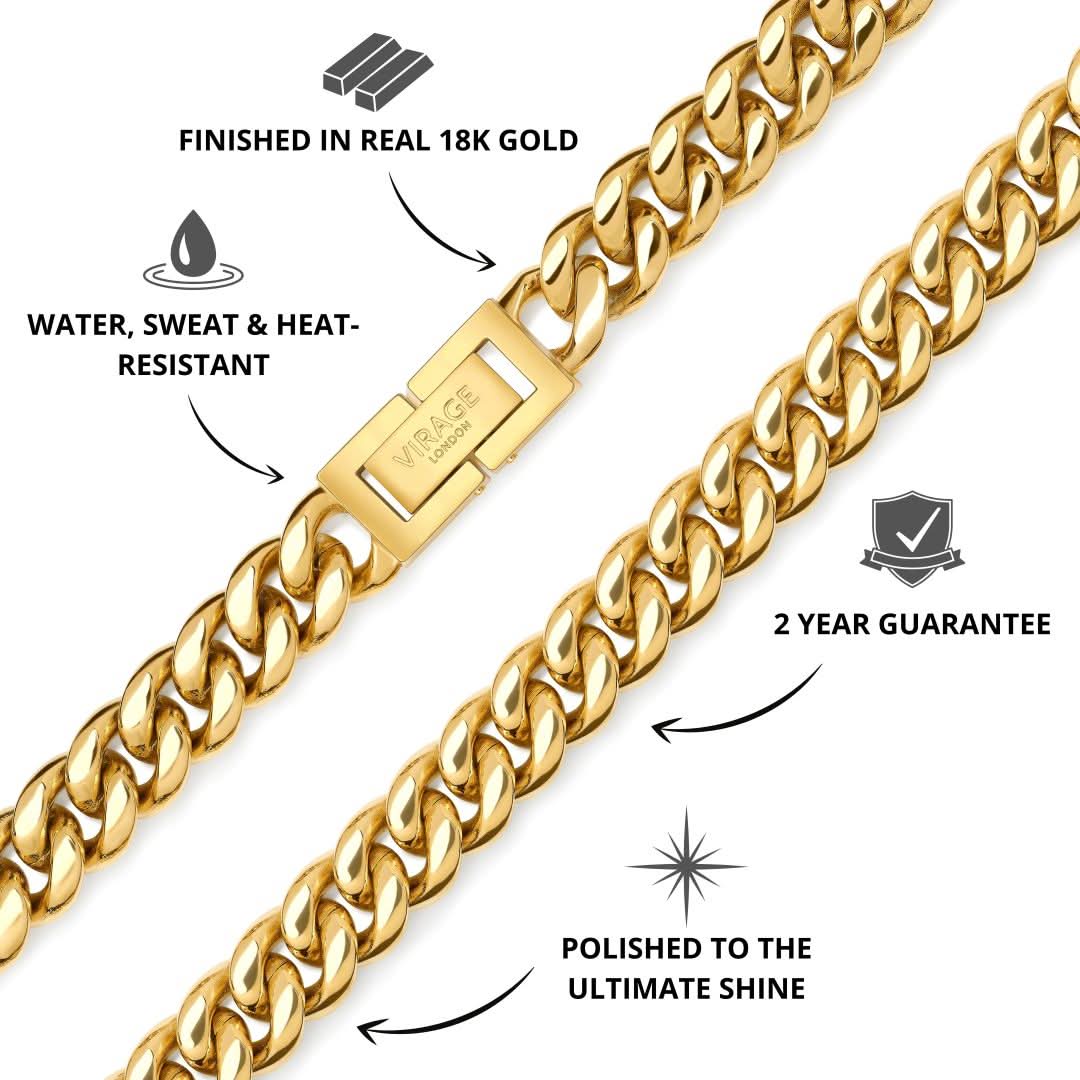 Cuban Chain Gold | 8mm - Image 3