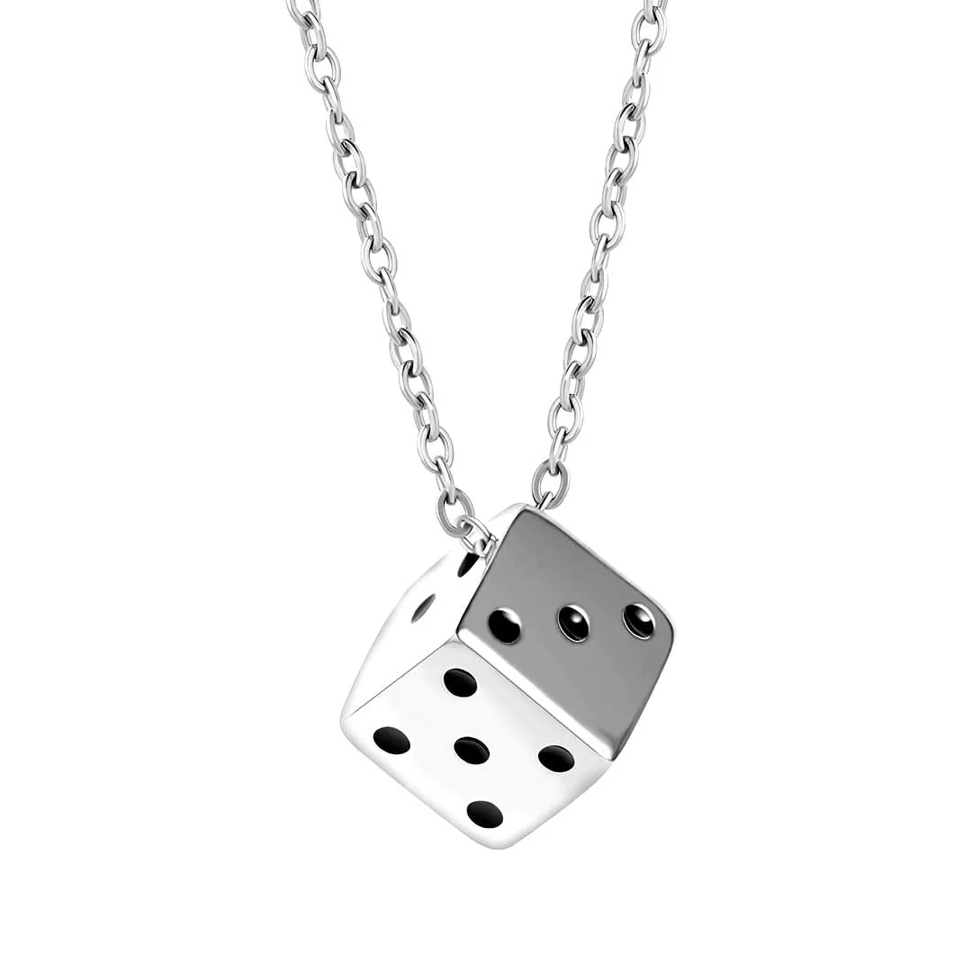 Dice Pendant | Silver - Image 5