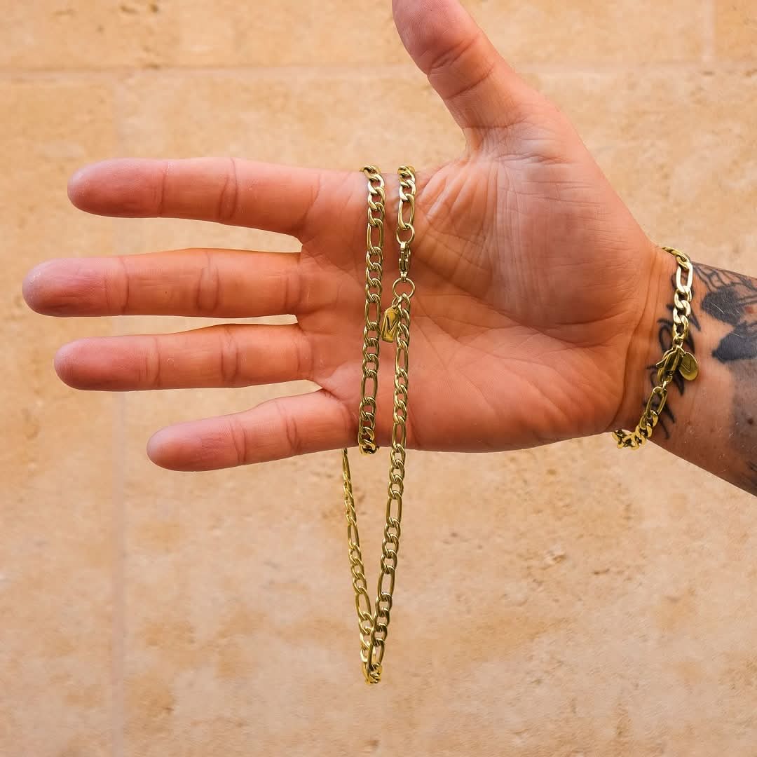 Figaro Bracelet Gold | 5mm - Image 4