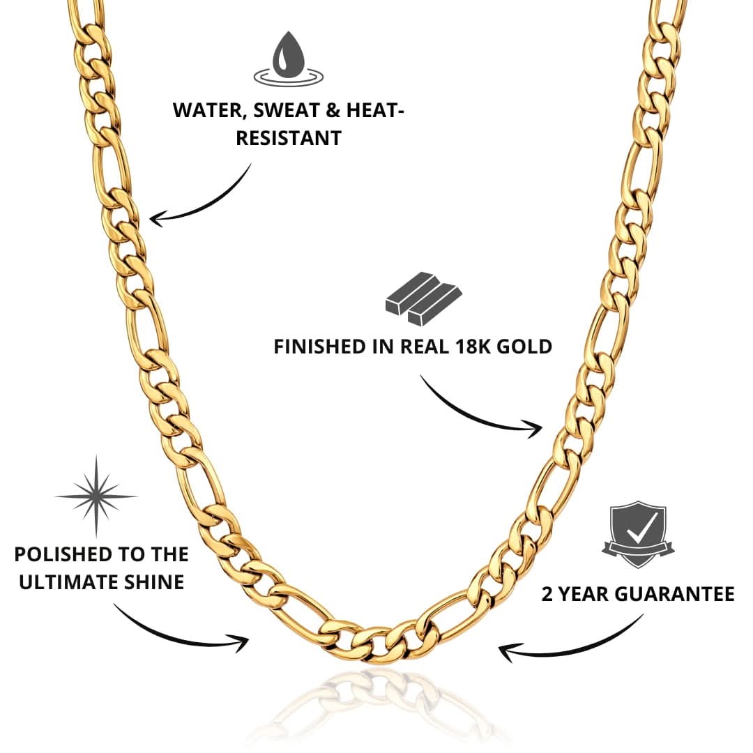 Figaro Chain Gold | 5mm - Image 3
