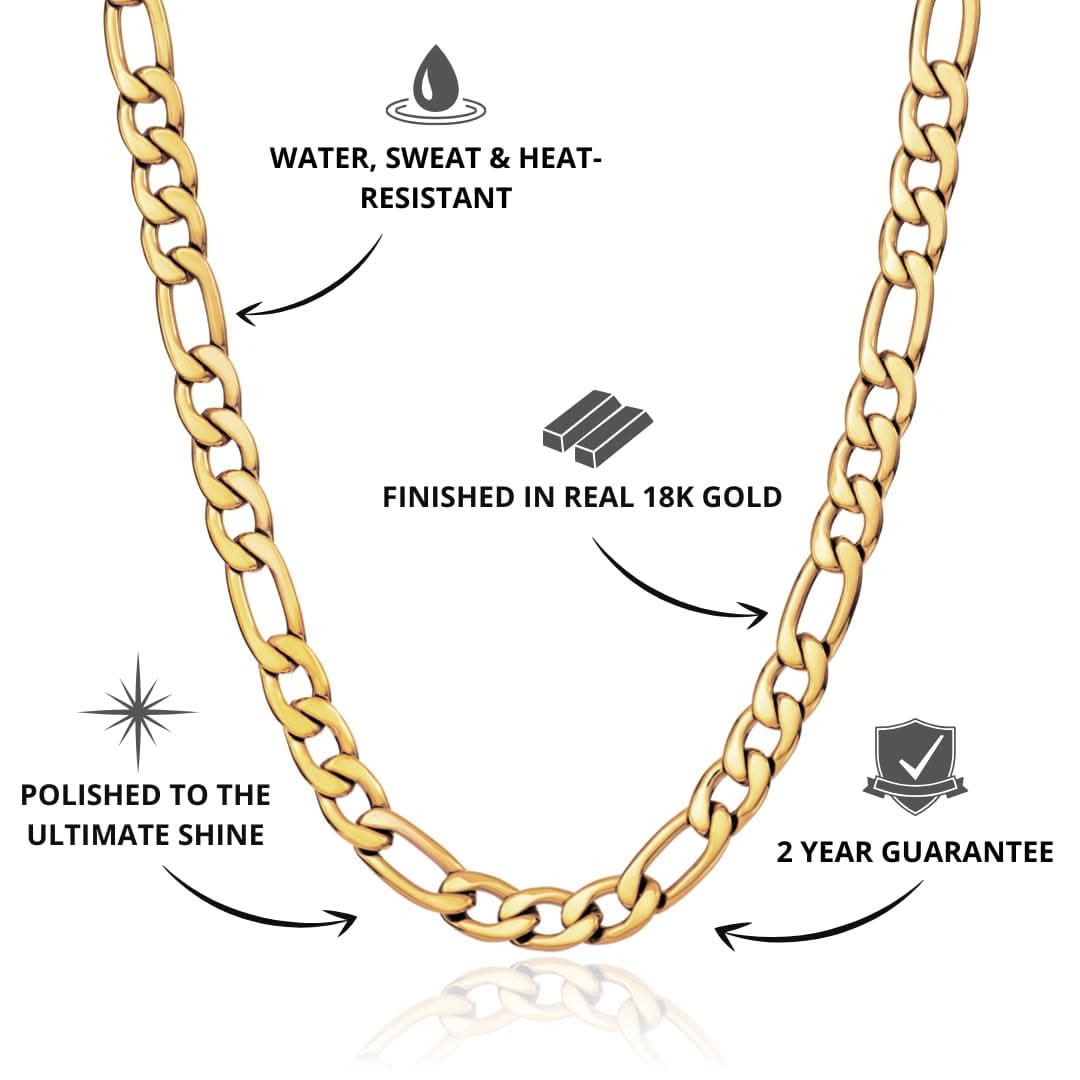 Figaro Chain Gold | 8mm - Image 3