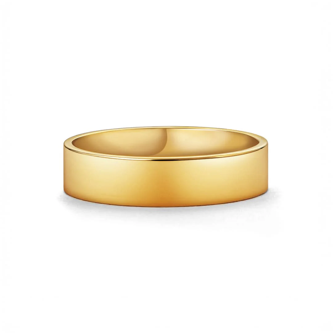 Flat Band Ring | Gold