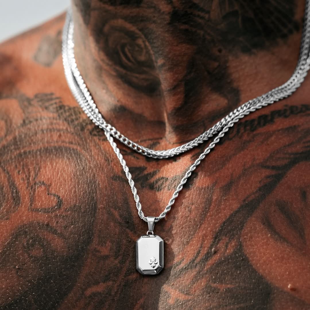 Fleur De Lis Pendant | Silver - Image 4