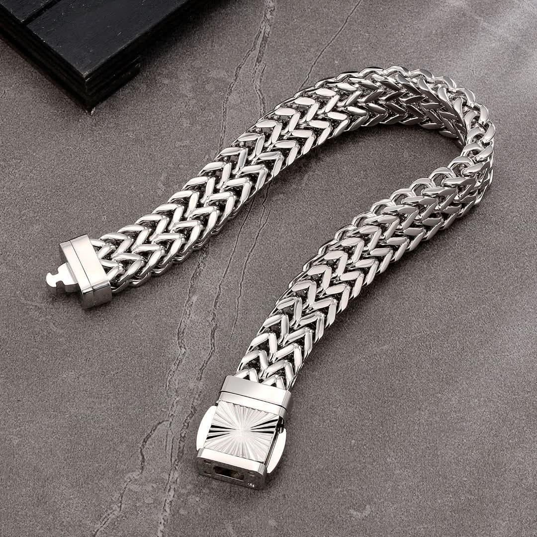 Franco Bracelet Silver | 12mm - Image 4