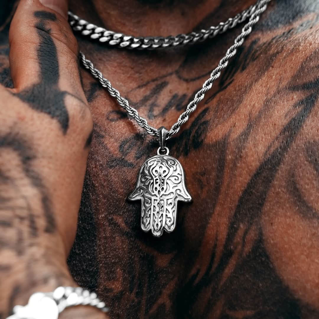 Hamsa Pendant | Silver - Image 4