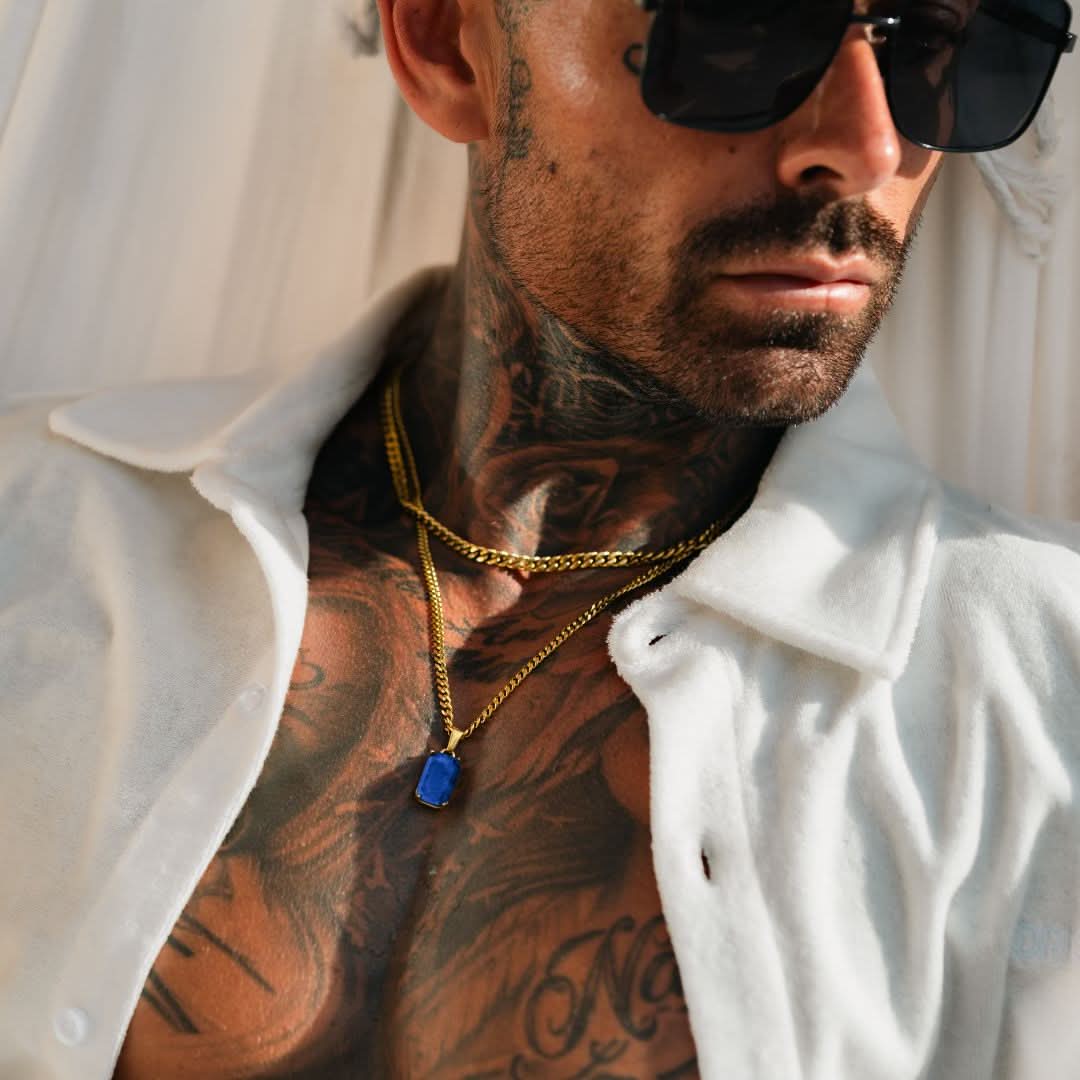 Lapis Pendant | Gold - Image 5