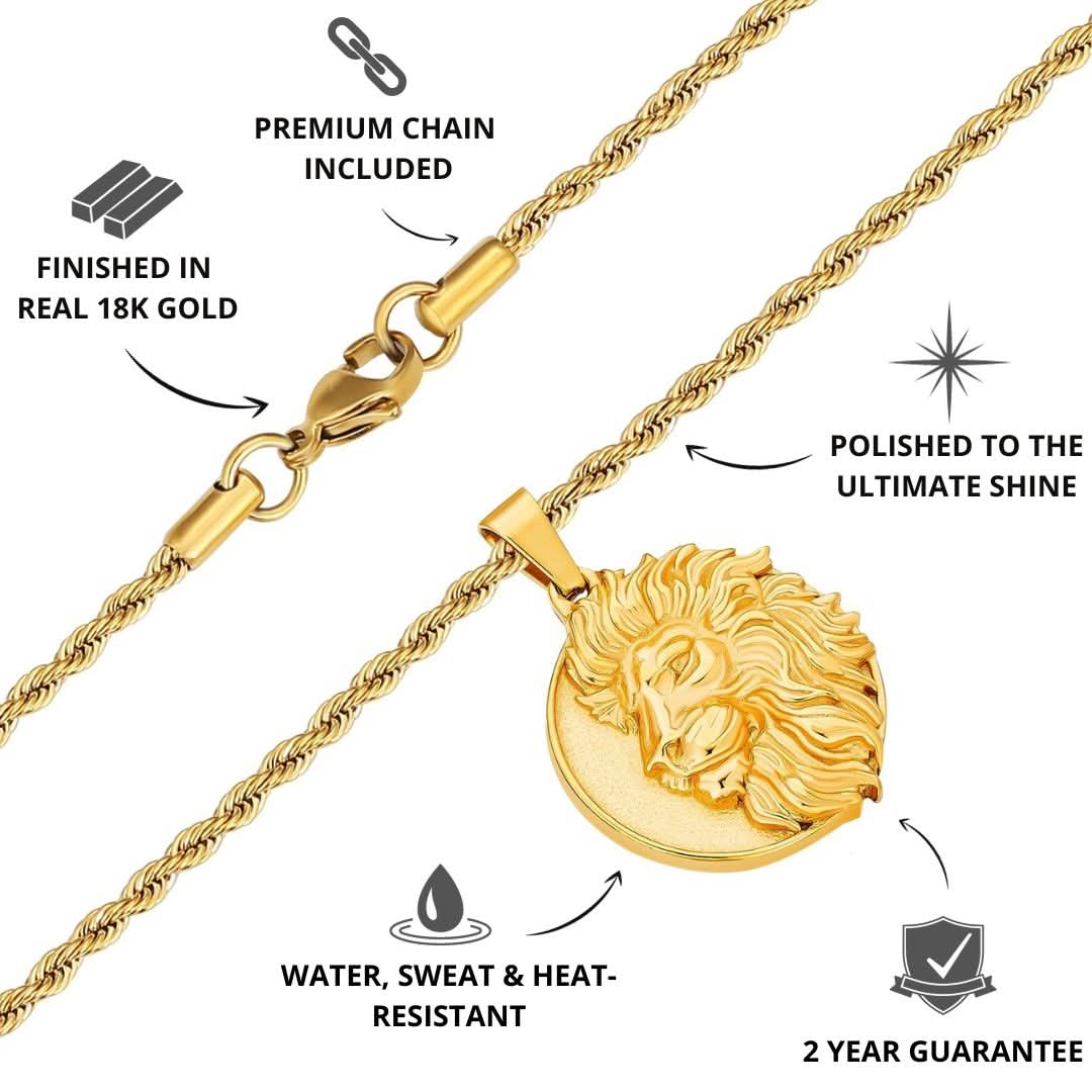 Lion Pendant | Gold LE - Image 3