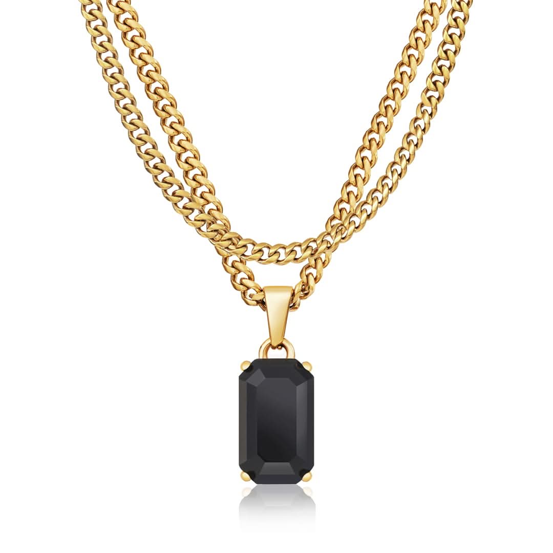 Onyx x Cuban Set | Gold
