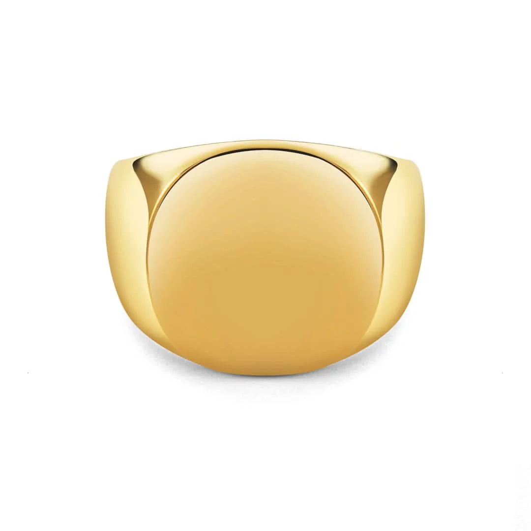Oval Signet Ring | Gold