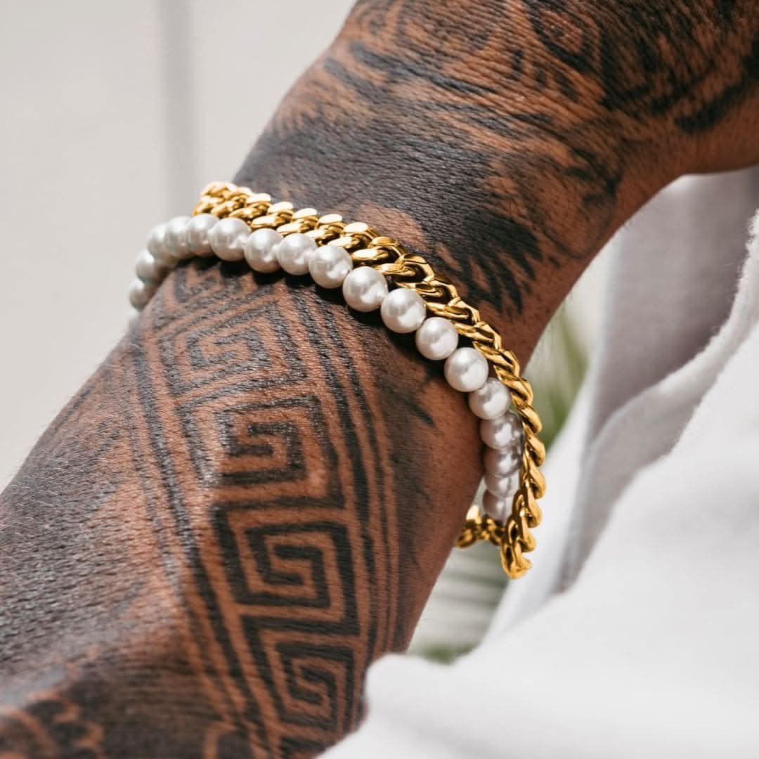 Pearl x Cuban Set | Gold - Image 7