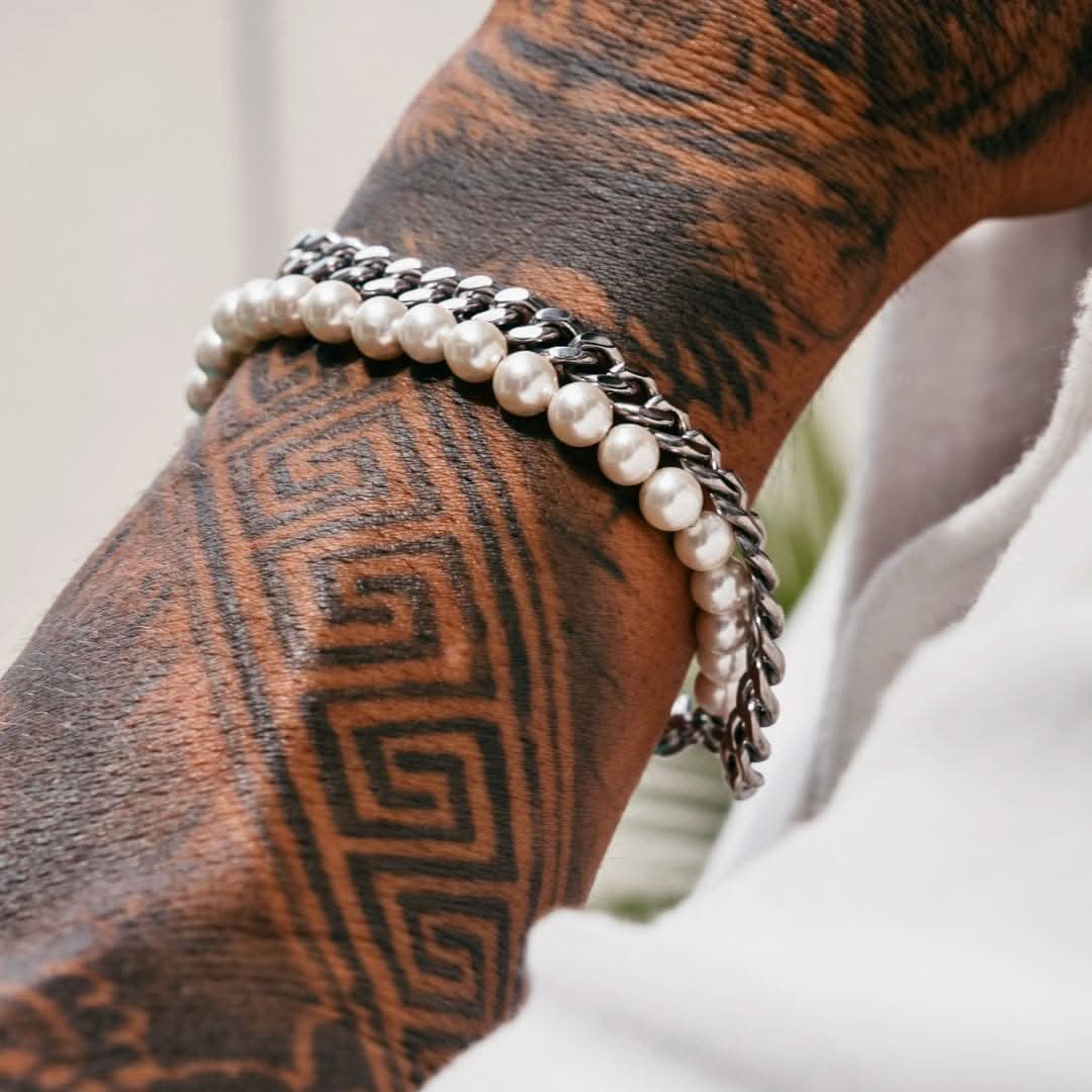 Pearl x Cuban Set | Silver - Image 5