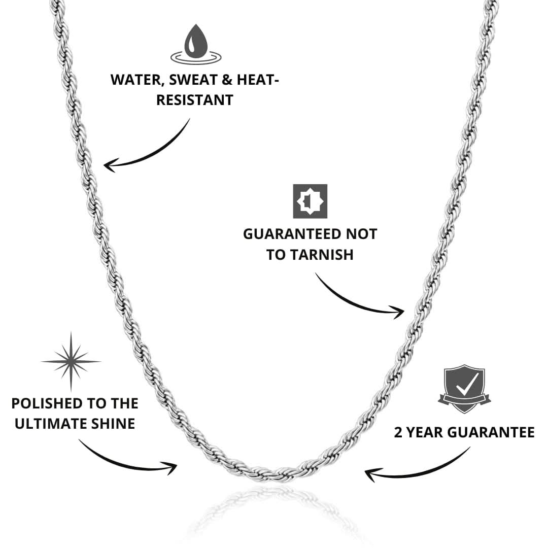Rope Chain Silver | 2mm - Image 3