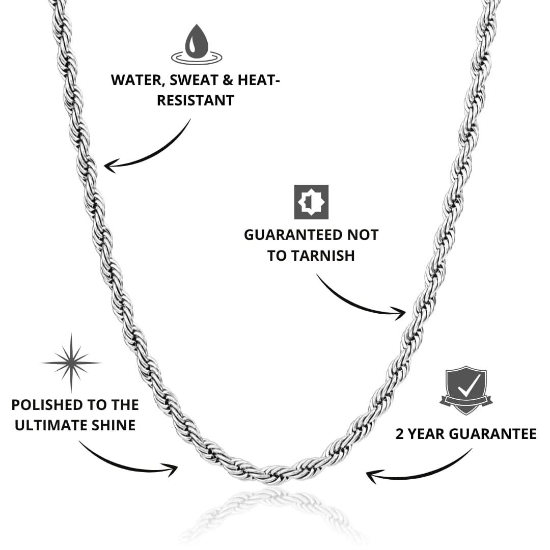 Rope Chain Silver | 3mm - Image 3