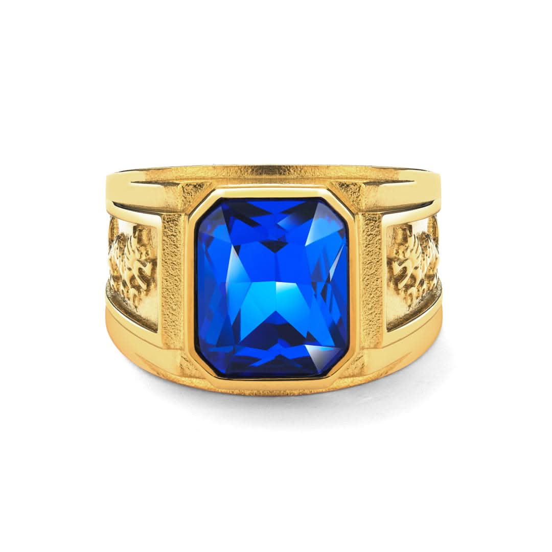 Sapphire Statement Ring | Gold