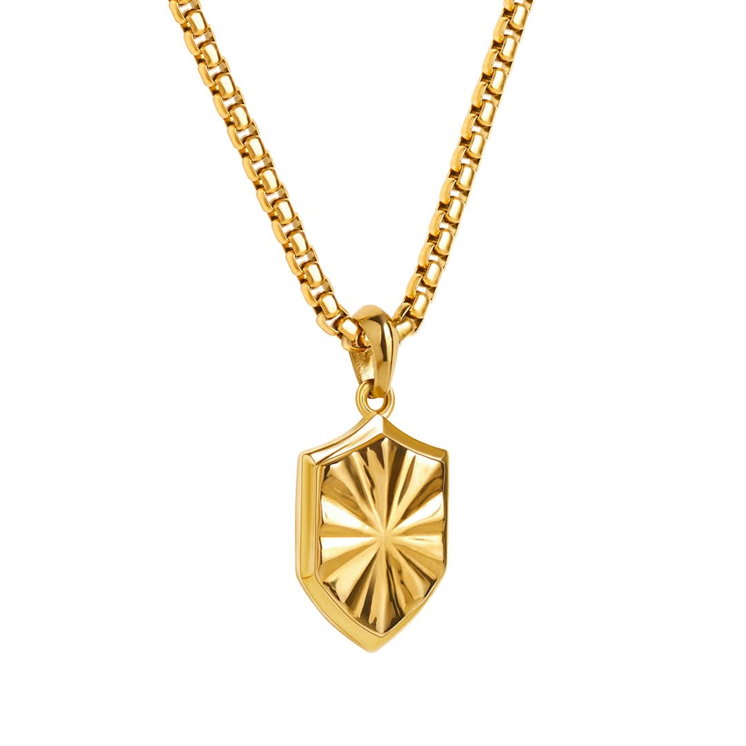 Shield Pendant | Gold - Image 5
