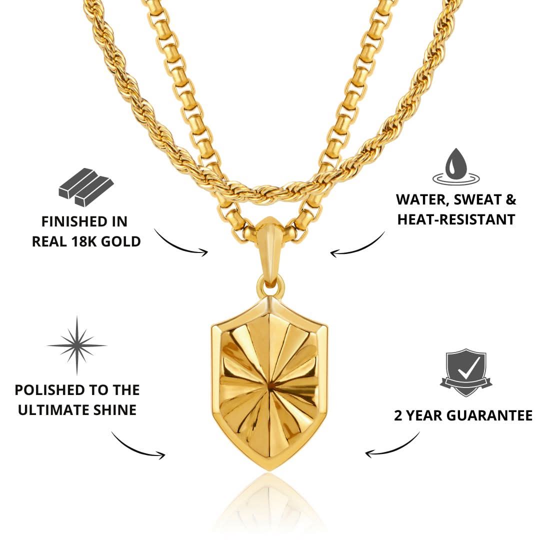 Shield x Rope Set | Gold - Image 3