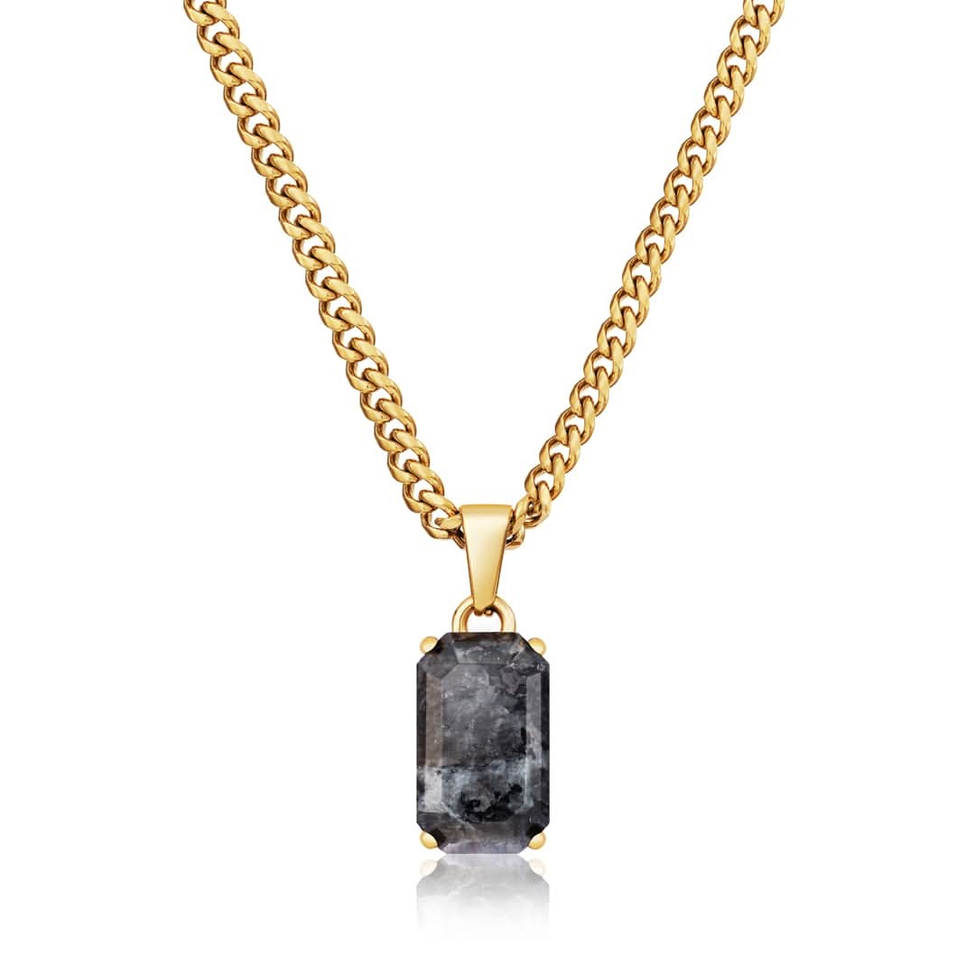 Spectrolite Pendant | Gold