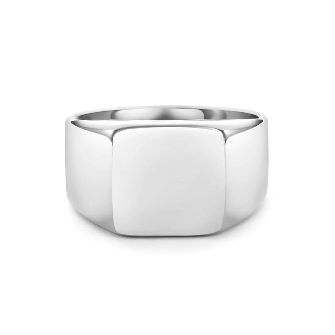 Square Signet Ring | Silver