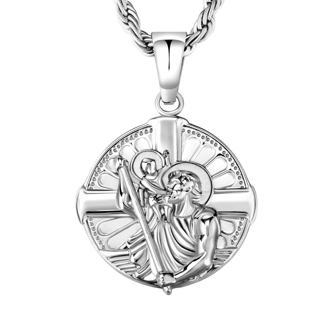 St Christopher Pendant | Silver LE
