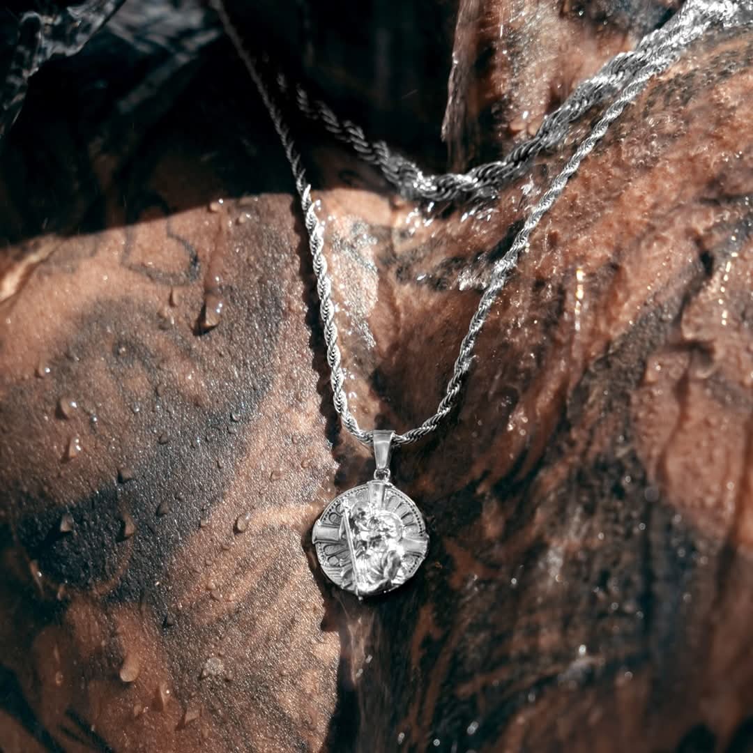 St Christopher Pendant | Silver LE - Image 4