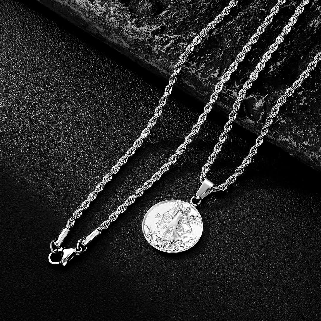 St Michael Pendant | Silver - Image 5
