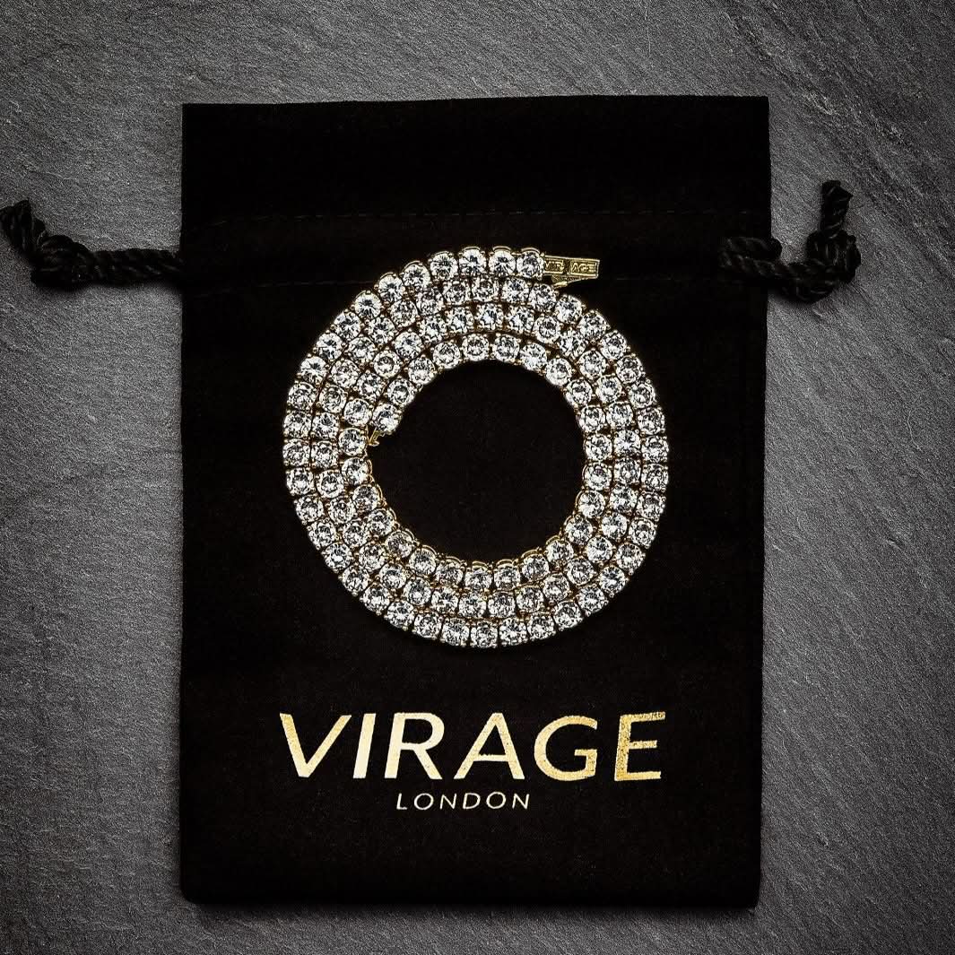 Tennis Chain Gold | 3mm - Image 3