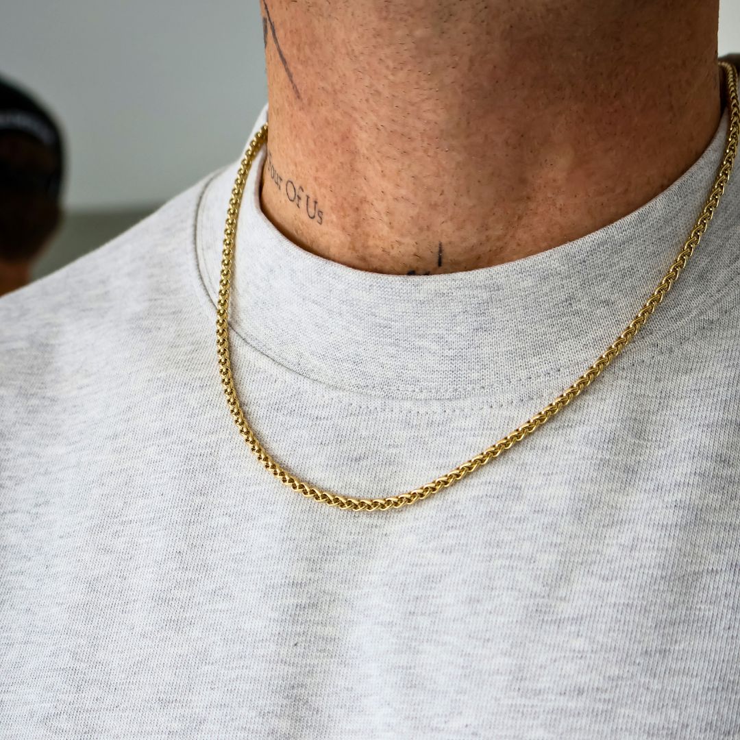 Wheat Chain Gold | 3mm - Image 2