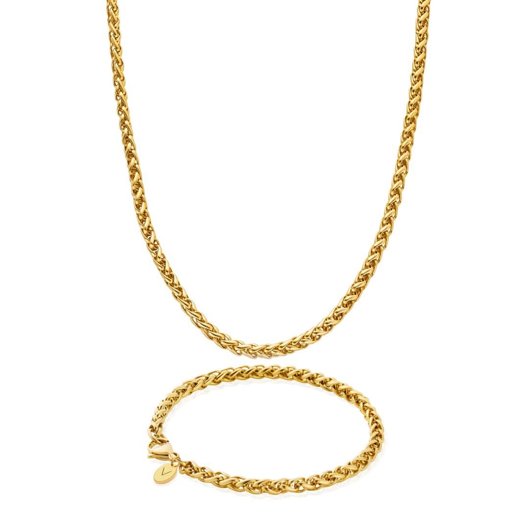 Wheat Set Gold | 5mm