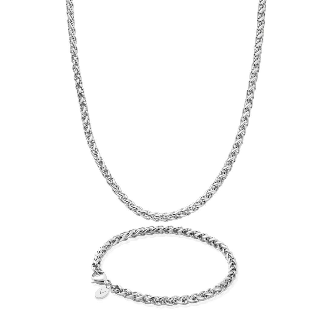 Wheat Set Silver | 5mm